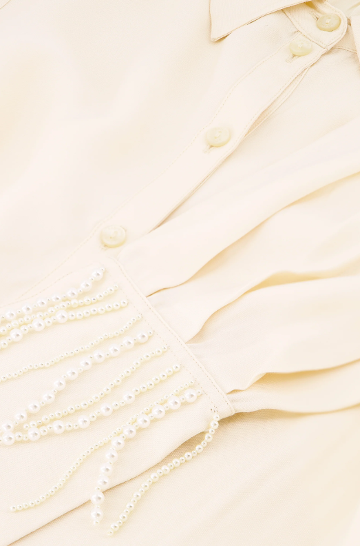Pearl Blouse Cosy White