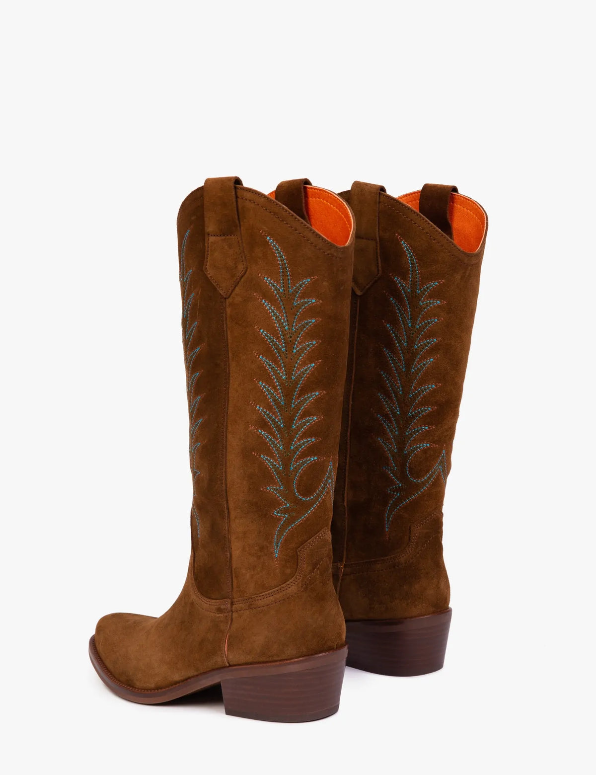 Goldie Embroidered Cowboy Boot Peat
