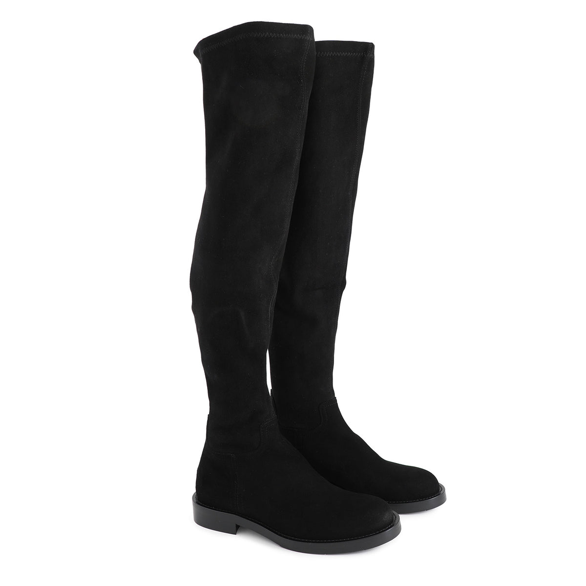Princeton OTK Stretch Suede Boot Black