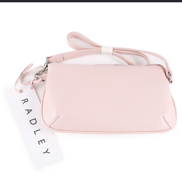 Radley Leather Clutch Mini Bag Walkies Powder Pink