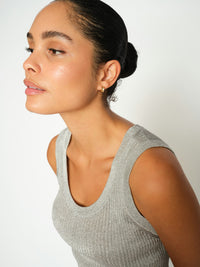 Relena Imanja Knit Top Silver