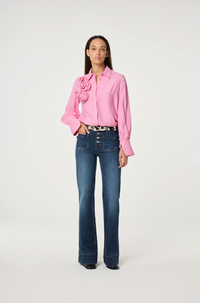 Rosette Blouse Petal Pink