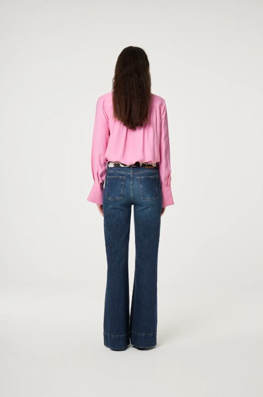 Rosette Blouse Petal Pink