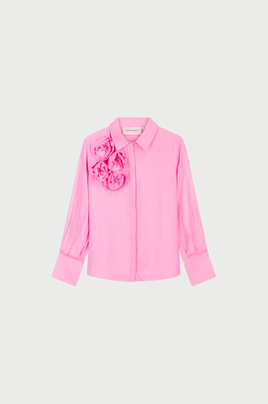 Rosette Blouse Petal Pink