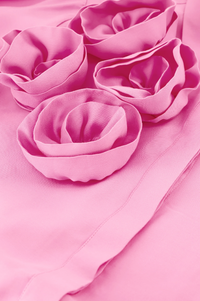Rosette Blouse Petal Pink