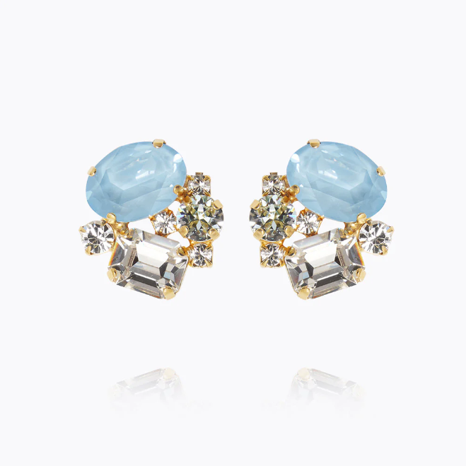 Sky Ignite Mini Carolina Earrings Gold