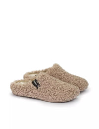 Slippers York Curly Camel
