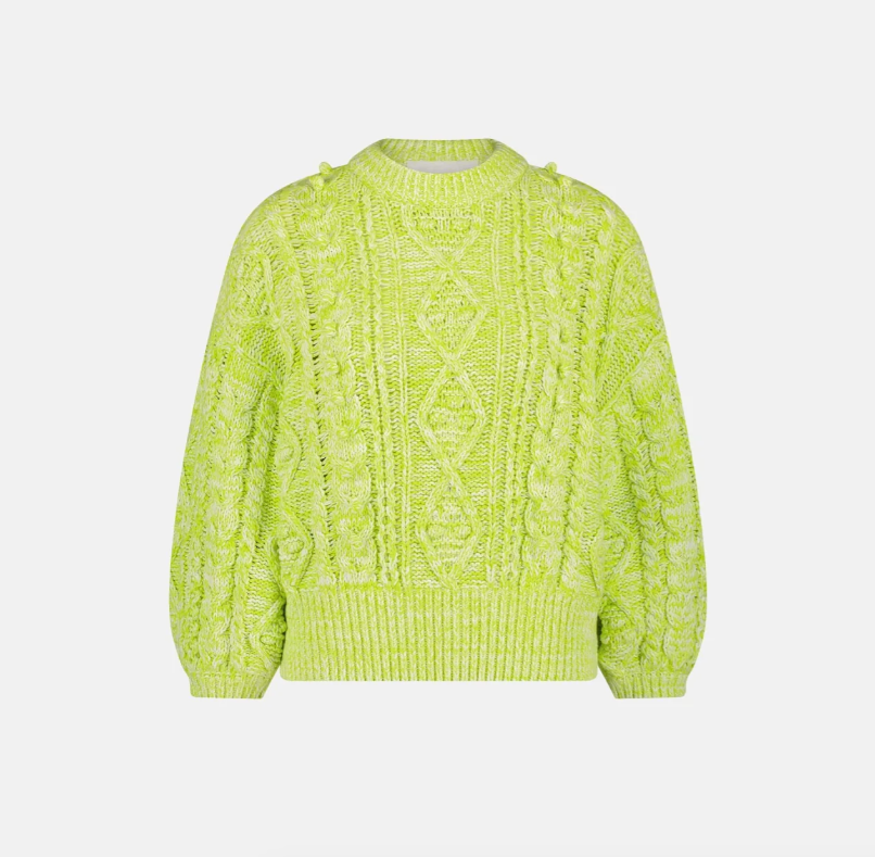 Suzy Pullover 3/4 Sleeve Lovely Lime