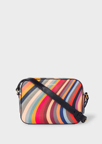 Swirl Leather Cross Body Bag