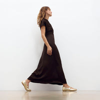 DELICATO Leather Mary Janes Gold