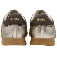 Torpedo Glimmer Safari trainer Gold/Leopard/Dark Brown