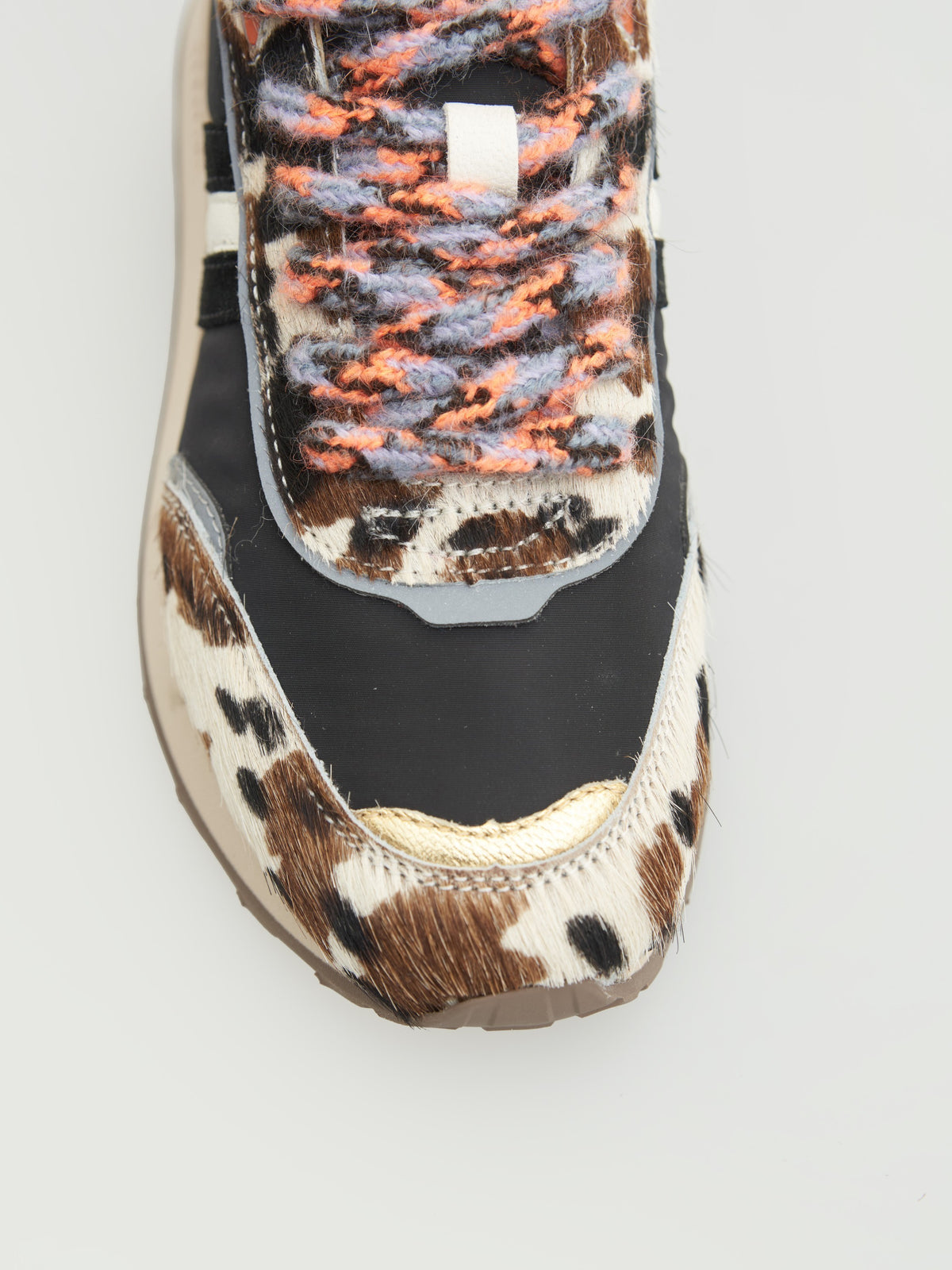 SERAFINI Torino Trainers Black Cow Brown