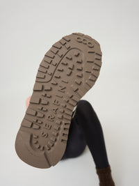 SERAFINI Torino Trainers Black Cow Brown